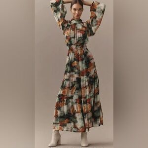 EUC! Anthropologie Maxi Dress Size M